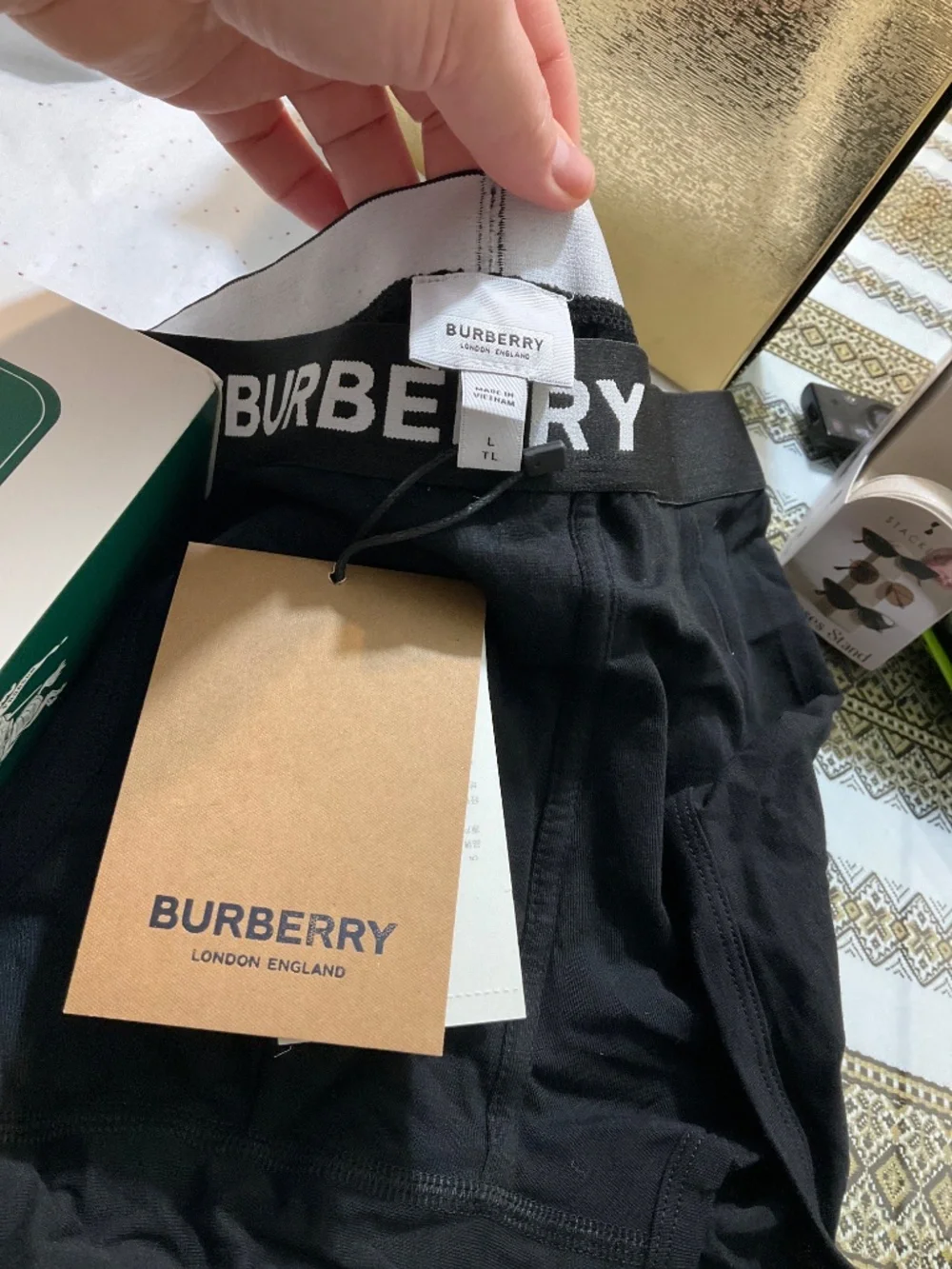 Burberry - Stretch-Cotton Jersey Boxer Briefs - Black - Picture 5 of 6